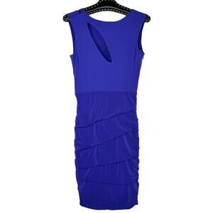 Maria Bianca Nero Cutout Ruched Bodycon Dress Small NWOT